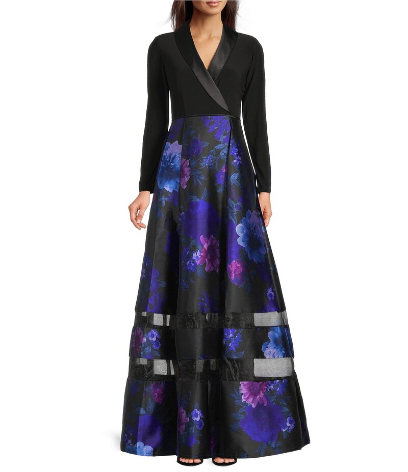 アドリアナ パペル レディース トップス ワンピース フラワー柄 プリント フラワー Adrianna Papell Tu..