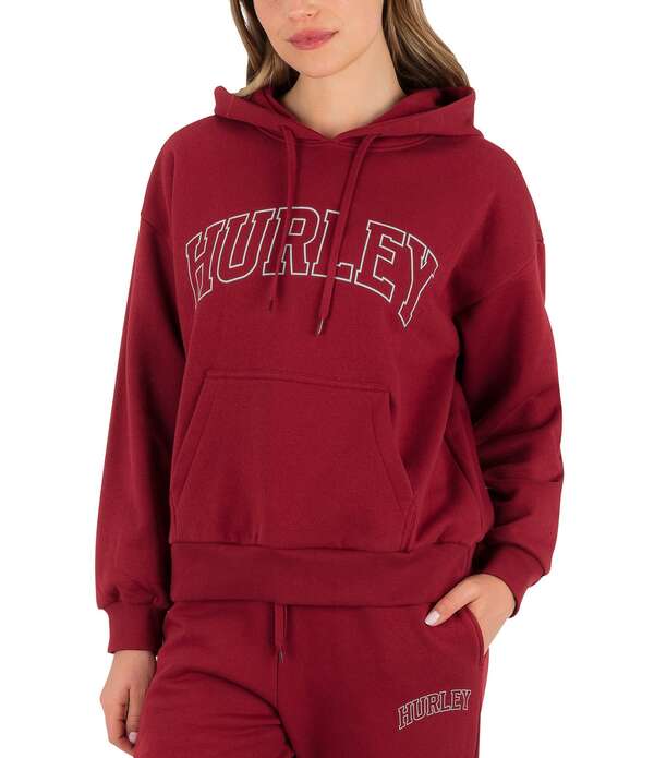 ハーレー レディース アウター パーカー・スウェット フリース Hurley Varsity Long Sleeve Fleece Hoo..