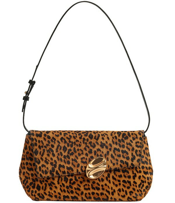 サムエデルマン レディース バッグ Sam Edelman Bex Folded Leopard Haircalf Convertible Shoulder Ba..