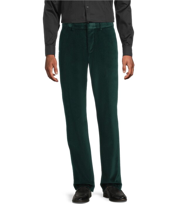 ムラノ メンズ ボトムス カジュアルパンツ スリムフィット ベルベット Murano Alex Slim Fit Velvet Suit Separates Dress Pants Cyprus Green グリーン