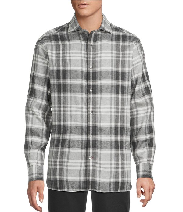 ダニエル クレミュ メンズ トップス シャツ Cremieux Blue Label St. Moritz Collection Plaid Long Sleeve Woven Shirt Multi Color マルチカラー