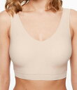 【送料無料】 シャントル レディース ブラジャー アンダーウェア Soft Stretch Padded Wire Free Bra Top Ultra Nud...