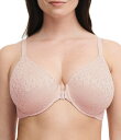 【送料無料】 シャントル レディース ブラジャー アンダーウェア Front Closure Molded Underwire Bra Rose