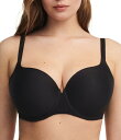 【送料無料】 シャントル レディース ブラジャー アンダーウェア Norah Sweetheart Convertible T-Shirt Bra Black