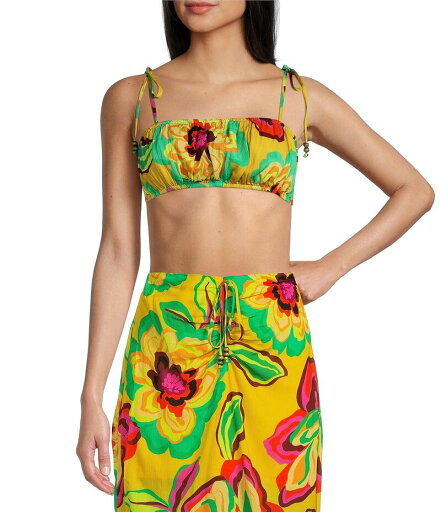 【送料無料】 ジービー レディース シャツ トップス Floral Printed Coordinating Crop Top Floral 【送料無料】 ジービー レディース シャツ トップス Floral Printed Coordinating Crop Top Floral