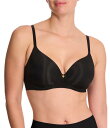 【送料無料】 ナトリ レディース ブラジャー アンダーウェア Cloud Comfort Back Smoothing T-Shirt Bra Black(4)