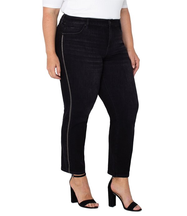 リヴァプール ロサンゼルス レディース ボトムス デニムパンツ プラスサイズ アンクル ジーンズ Liverp..