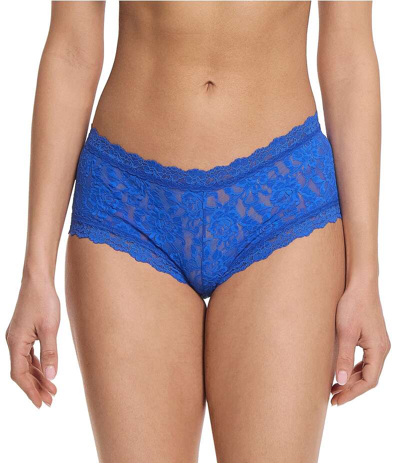 楽天ReVida 楽天市場店【送料無料】 ハンキーパンキー レディース パンツ アンダーウェア Stretch Lace Boyshort Panty Across the Pond