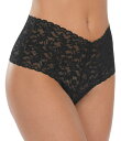 【送料無料】 ハンキーパンキー レディース パンツ アンダーウェア Signature Lace Retro Thong Black