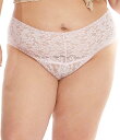 【送料無料】 ハンキーパンキー レディース パンツ アンダーウェア Signature Lace Retro Thong Bliss Pink