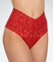 【送料無料】 ハンキーパンキー レディース パンツ アンダーウェア Signature Lace Retro Thong Red