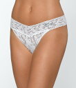 【送料無料】 ハンキーパンキー レディース パンツ アンダーウェア Mrs. Original-Rise Floral Lace Thong White/Blu...