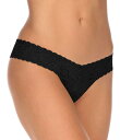 【送料無料】 ハンキーパンキー レディース パンツ アンダーウェア Signature Stretch Lace Low Rise Thong Black