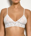 【送料無料】 ハンキーパンキー レディース ブラジャー アンダーウェア Signature Lace Lined Bralette White