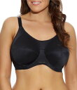 【送料無料】 エロミ レディース ブラジャー アンダーウェア Energise Convertible Full-Figure Sports Bra Black