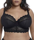 【送料無料】 エロミ レディース ブラジャー アンダーウェア Charley Diamond Mesh & Lace Bralette Black