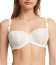 【送料無料】 シャントル レディース ブラジャー アンダーウェア Champs Elysees Unlined Lace Demi Bra Ivory