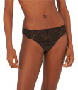 【送料無料】 ナトリ レディース パンツ アンダーウェア Soft Lace Lush Thong Black