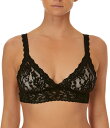 【送料無料】 ハンキーパンキー レディース ブラジャー アンダーウェア Signature Lace Padded Crossover Bralette Bla...