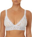 【送料無料】 ハンキーパンキー レディース ブラジャー アンダーウェア Signature Lace Padded Crossover Bralette Whi...