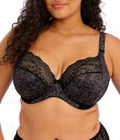 【送料無料】 エロミ レディース ブラジャー アンダーウェア Lucie Floral Print Full Busted Underwire Stretch ...