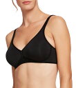【送料無料】 ウォルフォード レディース ブラジャー アンダーウェア 3W Skin Wire-Free Cotton Bra Black