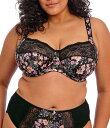 【送料無料】 エロミ レディース ブラジャー アンダーウェア Morgan Lace-Trimmed Floral Full-Busted Contour U-...