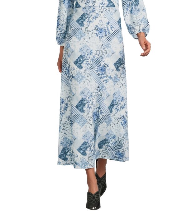 レバ レディース ボトムスカート A ライン フラワー柄 プリント フラワー Reba Voile Coordinating Twilight Prairie Floral Print A-Line Skirt Multi マルチカラー