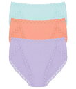 【送料無料】 ナトリ レディース パンツ アンダーウェア Bliss Stretch French-Cut Brief Panty 3-Pack Lilac D...