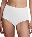 【送料無料】 シャントル レディース パンツ アンダーウェア Solid Soft Stretch High Waist Brief Panty White