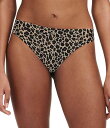 【送料無料】 シャントル レディース パンツ アンダーウェア 360 Stretch Medium Rise Leopard Print Thong Leopa...