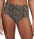 【送料無料】 シャントル レディース パンツ アンダーウェア Leopard Print Soft Stretch High Waisted Brief Panty Leopard Print