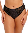 【送料無料】 エロミ レディース パンツ アンダーウェア Lucie High Leg Brief Panty Black