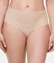 【送料無料】 シャントル レディース パンツ アンダーウェア Soft Stretch High Waisted Lace Brief Nude Blush