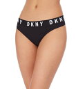 【送料無料】 ダナキャラン レディース パンツ アンダーウェア DKNY by Donna Karan Logo Thong Black/DK