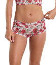 【送料無料】 ハンキーパンキー レディース パンツ アンダーウェア Printed Signature Lace Boyshort Je Taime