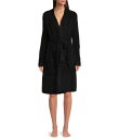 【送料無料】 ベアフットドリームス レディース ナイトウェア アンダーウェア CozyChic LiteR Ribbed Robe Black