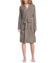 【送料無料】 ベアフットドリームス レディース ナイトウェア アンダーウェア CozyChic LiteR Ribbed Robe Dove Gray
