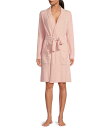 【送料無料】 ベアフットドリームス レディース ナイトウェア アンダーウェア CozyChic LiteR Ribbed Robe Pink Peony