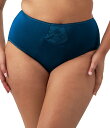 【送料無料】 エロミ レディース パンツ アンダーウェア Cate Full-Brief High Rise Sheer Embroidered Panty P...