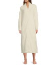 【送料無料】 ベアフットドリームス レディース ナイトウェア アンダーウェア CozyChicR V-Neck Zip Front Robe Cream