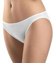 【送料無料】 ハンロ レディース パンツ アンダーウェア Cotton Seamless Hi-Cut Panty White