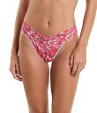 【送料無料】 ハンキーパンキー レディース パンツ アンダーウェア Heart Printed Original Rise Lace Thong Lots of Love