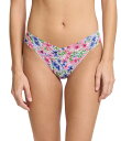 【送料無料】 ハンキーパンキー レディース パンツ アンダーウェア Floral Printed Original Rise Lace Thong Paint ...