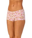 【送料無料】 ベッドヘッド レディース パンツ アンダーウェア Knit Lip Print Boyshort Panty Hot Lips