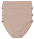 【送料無料】 ナトリ レディース パンツ アンダーウェア Bliss Bare Cotton Hipster 3-Pack Cafe Pack