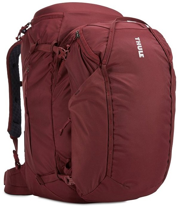 スリー レディース バックパック・リュックサック バッグ Landmark 60L Women's Travel Backpack Dark Bordeaux