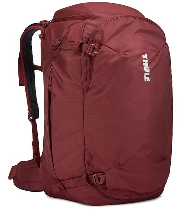 スリー レディース バックパック・リュックサック バッグ Landmark 40L Women's Travel Backpack Dark Bordeaux