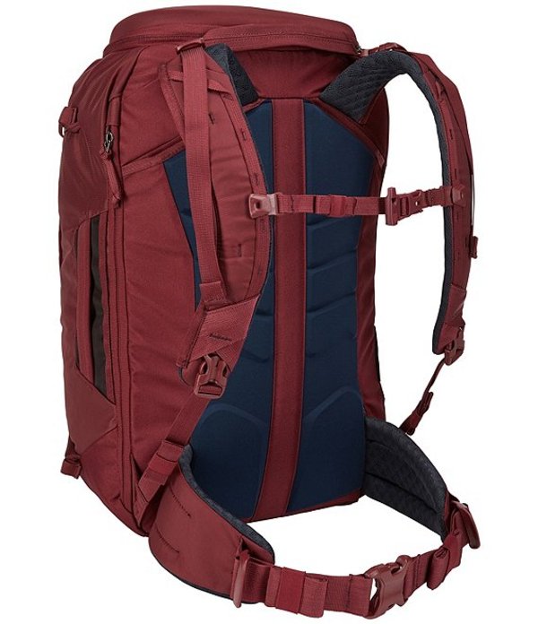 スリー レディース バックパック・リュックサック バッグ Landmark 40L Women's Travel Backpack Dark Bordeaux