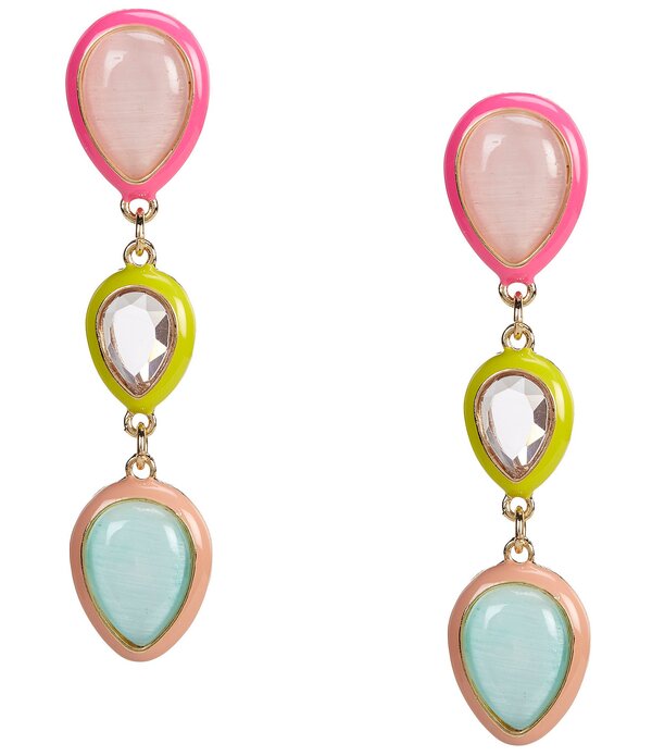 アンナ&アヴァ レディース アクセサリー ピアス・イヤリング Anna & Ava Teardrop Mismatched Linearrings Multi マルチカラー